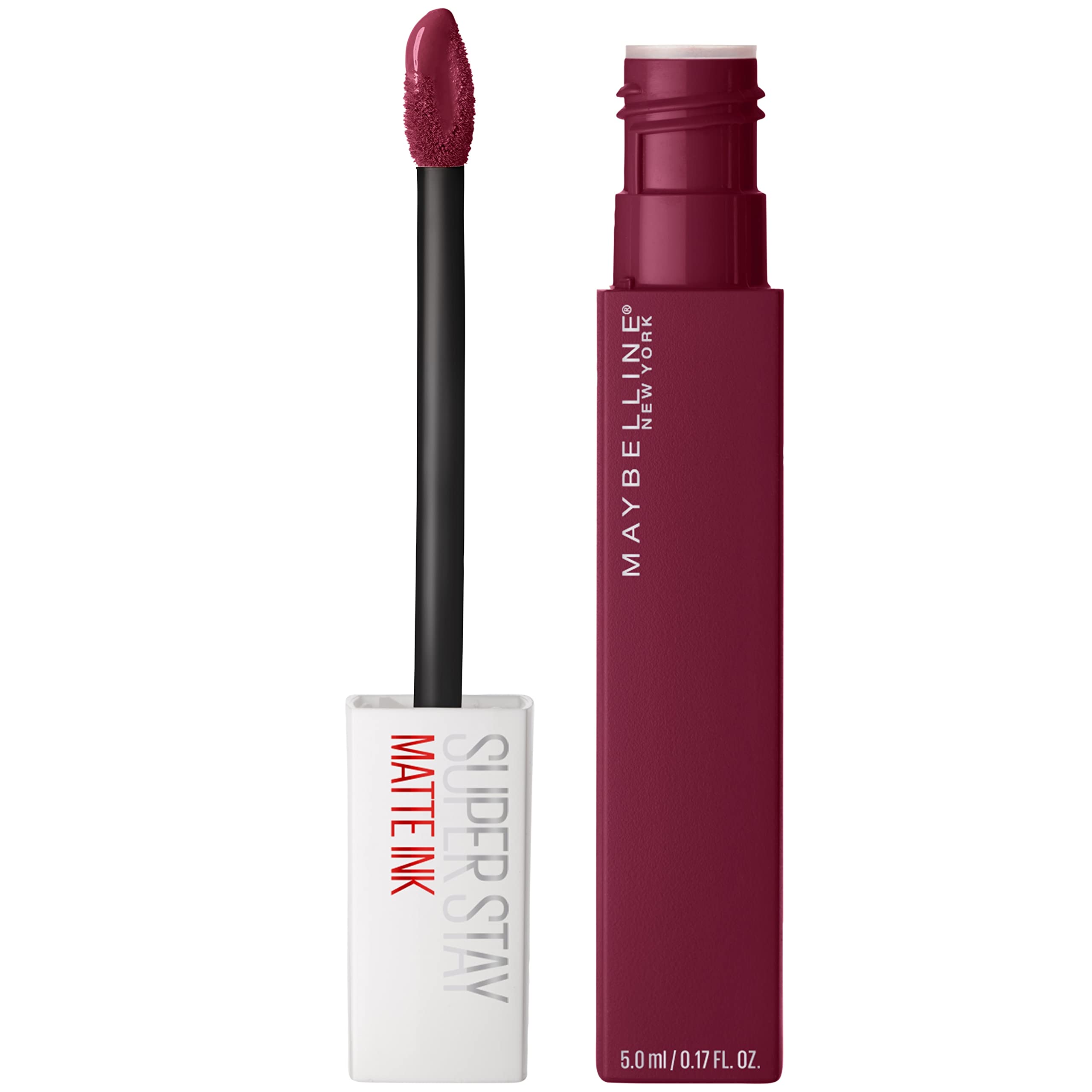 Maybelline Super Stay Matte Ink Liquid Lipstick Makeup, Long Lasting High Impact Color, Up to 16H Wear, Seductress, Light Rosey Nude, 1 Count